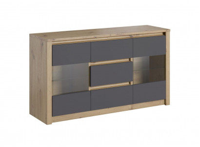 Design living room furniture sideboard wood dresser modern high cabinet new